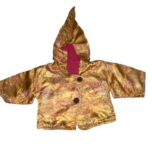 Pamp’Lune Style Paris Infant Embroidered Oriental Stle Jacket With Hood 18mo